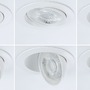 Kruhová - P 92253 LED vestavné svítidlo White Select Aumus spot kruhové 105mm 90° 5W 230V stmívatelné 2700 - 6500K bílá - PAULMANN - foto 3