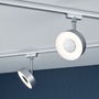 Svítidla - P 95587 URail LED lištový spot 3-krokové-stmívatelné Circle 5W 3000K stmívatelné 230V matný chrom - PAULMANN - foto 3