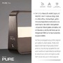 Stolní lampy dekorační - PN 4055-34 LED stolní lampa Pure Go tmavá hnědá na baterie dotykový vypínač USB 2700K - PAUL NEUHAUS - foto 3