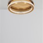 Kruhová - NV 9285620 Stropní svítidlo FIORE antický zlatý mosazný hliník a akryl LED 60W 230V 3000K IP20 stmívatelné - NOVA LUCE - foto 3