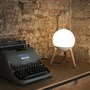 Stolní lampy dekorační - FARO 28378 MINE GLASS bílá stolní lampa - FARO - foto 3