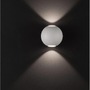 Nástěnná - NV 726217 Venkovní nástěnné svítidlo COMO bílý hliník a sklo LED 2x5W 3000K 220-240V 2x51st. IP54 světlo ve dvou směrech - NOVA LUCE - foto 3