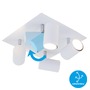 Bodová - BRILO 2857-046 Bodové svítidlo 26,5 cm 4xGU10 40W bílé - BRILO - foto 3
