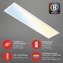 Hranatá - BRILO 7385016 CCT svítidlo LED panel, 100 cm, 28 W, 3000 lm, bílé (starý kód: BRILO 7385-016) - BRILO - foto 3