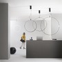 Kruhová - FAN LED-TOORX-S80-NER Závěsné svítidlo LED TOORX černá 40 W 4720 lm CCT 80 x 230 cm - FANEUROPE - foto 3