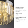 Dekorativní - LD 15048-17 Křišťálové stropní svítidlo KULUNKER, chrom 30cm průměr - JUST LIGHT - foto 3