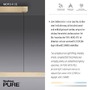 Podélná - PN 2545-60 Paul Neuhaus LED závěsné svítidlo PURE-MOTO-RISE elektricky nastavitelná výška dotykový vypínač 2700-5000K zlatá imperial - PAUL NEUHAUS - foto 3