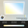 Hranatá - BRILO 7081016 Slim CCT svítidlo LED panel, 29,3 cm, 18 W, bílé (starý kód: BRILO 7081-016) - BRILO - foto 3