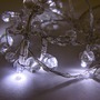 LED osvětlení na BATERIE - DLED BL06 DECOLED LED světelný řetěz na baterie, krystalky, ledově bílá, 10 diod, 1,3 m - foto 3