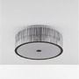 Kruhová - NV 9006058 Stropní svítidlo BAROK závěsné svítidlo matná černá a čiré sklo G9 - NOVA LUCE - foto 3