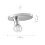 Dekorativní - LD 14777-55 TURN ME Stropní svítidlo, barva ocel, 8 x 19,7, IP 20 - LEUCHTEN DIREKT / JUST LIGHT - foto 3