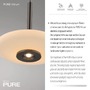 Vícečetná - PN 2083-34 Závěsné svítidlo PURE Vitrum 3 ramenné 2700K hnědá / opál - PAUL NEUHAUS - foto 3