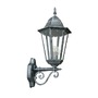 Nástěnná - FAN LANT-FIRENZE/AP1A Venkovní nástěnné svítidlo UP FIRENZE černá/stříbrná, 1xE27, IP44, 28,5 x 51,8 x 20,5 cm - FANEUROPE - foto 3