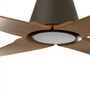 Ventilátory - FARO 34106-130 TYPHOON M LED LED stropní ventilátor, hnědá/dřevo - FARO - foto 3
