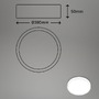 Kruhová - BRILO 3709016 RGBW LED přisazené svítidlo pr. 38 cm, 22 W, 2900 lm, bílé (starý kód: BRILO 3709-016) - BRILO - foto 3