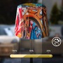 Stolní lampy dekorační - BRILO 7423045 BRILONER Boano LED stolní lampička bezdrátová IP44, stmívatelné, dotykový vypínač, motiv graffiti 7423045 - foto 3