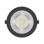 Koupelnová - SLC SLC1527 Vestavné LED svítidlo Shift pr.160-170 mm černé 1900lm 3000/4000K Ra80 bez driveru IP54/IP40 UGR19 - TLG - foto 3