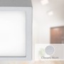 Hranatá - BRI 7142-414 LED stropní svítidlo, 30 cm, 21 W, matný chrom - BRILONER - foto 3