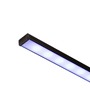 Al profily k přisazení - RED R14087 LED PROFILE G přisazený 1m černá matný akryl/hliník  - RED - DESIGN RENDL - foto 3