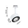 Svítidla - P 94897 URail LED lištový spot Aldan spot 8W 3000K stmívatelné 230V bílá - PAULMANN - foto 3