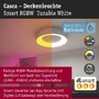 Kruhová - P 75415 LED stropní svítidlo Smart Home Zigbee 3.0 Casca IP44 RGBW+ 230V 20W hliník mat - PAULMANN - foto 3
