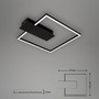 Hranatá - BRI 3544-015 LED stropní svítidlo, 37,5 cm, 12 W, 1400 lm, černá - BRILONER - foto 3