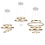 Kruhová - NV 86016808 Závěsné svítidlo VEGAS antický mosazný hliník a akryl LED 18W 3000K IP20 - NOVA LUCE - foto 3