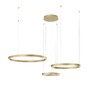 Dekorativní - FAN LED-AKROBAT-S3-ORO Závěsné svítidlo LED AKROBAT zlatá 120W 20620 lm CCT 40/60/80 x 150 cm - FANEUROPE - foto 3