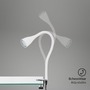 Stolní lampy s klipem - BRI 2762016P Flexibilní svítidlo se svorkou 60 cm 1xGU10 3W 250lm bílé (starý kód: BRI 2762-016P) - BRILONER - foto 3