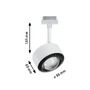Svítidla - P 96770 URail LED lištový spot Aldan spot 8W CCT 230V bílá - PAULMANN - foto 3