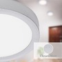 Kruhová - BRI 7117-414 LED stropní svítidlo, pr. 22,5 cm, 16,5 W, matný chrom - BRILONER - foto 3