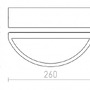 Nástěnná - RED R10366X VÝPRODEJ VZORKU - Venkovní svítidlo LESA nástěnná stříbrná 230V E27 26W IP54 - RED - DESIGN RENDL - foto 3