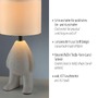 Stolní lampy dekorační - LD 14191-39 TED Stolní lampa béžová, stojící postava, látkové stínidlo, vypínač na kabelu - JUST LIGHT - foto 3