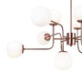 Koule - M MOD221-PL-12-G Lustr Erich 12xE14 480W bílá mosaz kov sklo - MAYTONI - foto 3