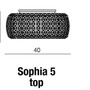 Kruhová - AZZ AZ0521 Stropní přisazené svítidlo Sophia 5 top - AZZARDO - foto 3