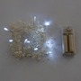 LED osvětlení na BATERIE - DLED BL07 DECOLED LED světelný řetěz na baterie, bílé perly, ledově bílá, 10 diod, 1,3 m - foto 3