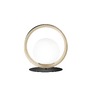 Stolní lampy dekorační - FAN I-SONETTO-L Stolní lampa SONETTO černá/zlatá, 1xG9, 24 x 25 cm - FANEUROPE - foto 3
