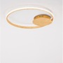 Kruhová - NV 9348071 Stropní svítidlo FULINE plátkové zlato hliník a akryl LED 32W 230V 3000K IP20 stmívatelné - NOVA LUCE - foto 3