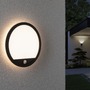 Nástěnná - P 94664 LED venkovní panel Lamina vč. pohybové čidlo IP44 kruhové 280mm 3000K 14,5W 230V černá umělá hmota - PAULMANN - foto 3