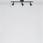 Bodová - NV 960007 Bodové svítidlo LUP saténový černý kov GU10 3x5W 230V IP20 bez žárovky - NOVA LUCE - foto 3