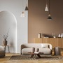 Kónická - M P359-PL-140-W Závěsné svítidlo Bicones 60W bílá kov dřevo moderní design  - MAYTONI - foto 3