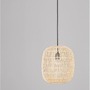 Koule - NV 9858719 Závěsné svítidlo MELODY přírodní ratan černý kabel E27 1x12W 230V IP20 bez žárovky - NOVA LUCE - foto 3