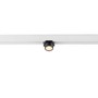 Lištové Magnetic SLV - LA 1008957 FIX-IT! 48V, DALI, kulatý, povrchová montáž, spot, 2700 K, 6,6 W, 36°, bílá / černá - BIG WHITE (SLV) - foto 3