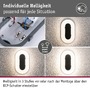 Nástěnná - P 94957 LED venkovní nástěnné svítidlo Elunor IP65 podlouhlé 122x212mm 2200 - 4000K 18,5W 230V antracit/bílá polykarbonát - PAULMANN - foto 3