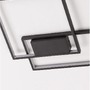 Hranatá - NV 9364033 Stropní svítidlo PORTO černá ocel hliník a akryl LED 30W 230V 3000K IP20 stmívatelné - NOVA LUCE - foto 3