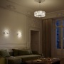 Dekorativní - M MOD043PL-06G Závěsné svítidlo Puntes 6x60W zlatá kov/křišťál designové - MAYTONI - foto 3