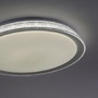 Kruhová - LD 14339-21 LOLAsmart - KARI LED stropní svítidlo, stříbrná, stmívatelné, App, dálkový ovladač MEDION RGB+2700-5000K - LEUCHTEN DIREKT / JUST LIGHT - foto 3