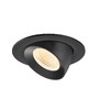 Kruhová - LA 1009709 NUMINOS® GIMBLE L Stropní vestavné svítidlo, 2700 K, 55°, IP20, kulaté, černé - BIG WHITE (SLV) - foto 3