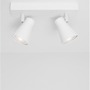 Bodová - NV 9155811 Bodové svítidlo DUBLIN bílý kov GU10 2x10W 230V IP20 bez žárovky - NOVA LUCE - foto 3
