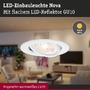 Kruhová - P 92324 LED vestavné svítidlo 3-krokové-stmívatelné Nova GU10 Flat výklopné 4,9W 230V stmívatelné 2700K bílá mat - PAULMANN - foto 3
